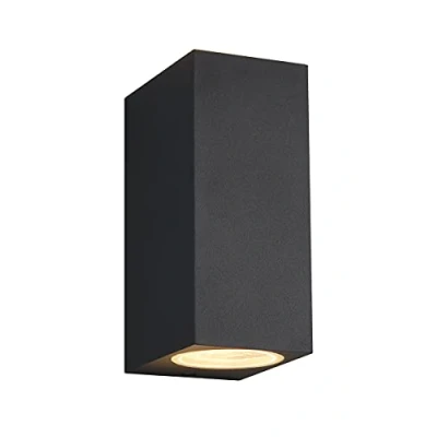 Bild av Trio Lighting Utomhusvägglampa Roya 1 lampa sensor rund antracit