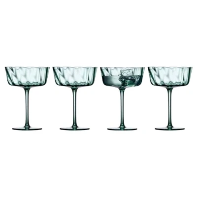 Bild av Lyngby Glas Vienna Champagneskål 35 cl 4 st Grön