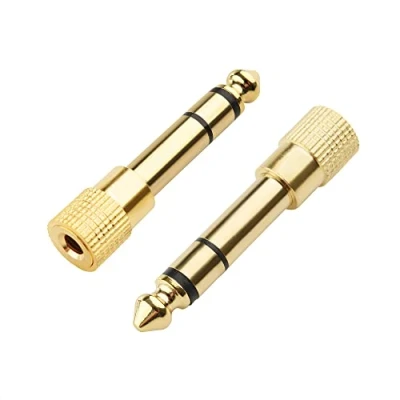 Bild av Cable Matters 2 pack hörlursadapter (adapter för hörlurar), 3,5 mm till 6,35 adapter, Aux adapter/uttagadapter, adapter