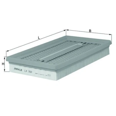 Bild av Luftfilter KNECHT LX 350