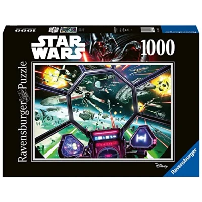 Bild av Ravensburger Star Wars pussel: TIE Fighter hytt, 1 000 bitar, presentidé för henne eller honom, vuxna pussel