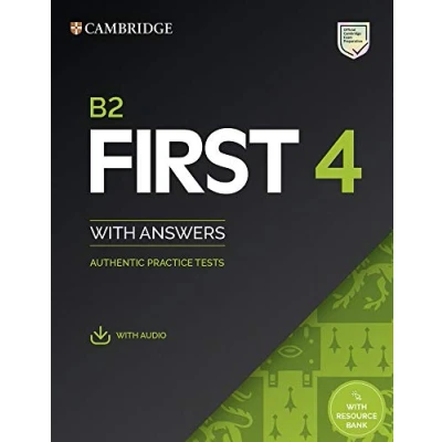 Bild av B2 First 4 Student&#039;s Book with Answers Audio Resource Bank: Authentic Practice Tests: Vol.