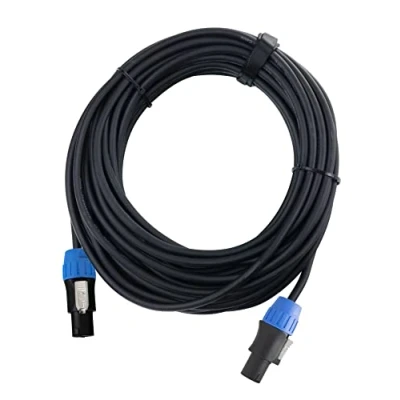 Bild av Pronomic pro line BOXSP1 15 högtalarkabel 2 x 1,5 mm² Professionell boxkabel för DJ &amp; PA Längd: m Anslutning: polig speakon kompatibel spännhylsa, dragavlastning svart