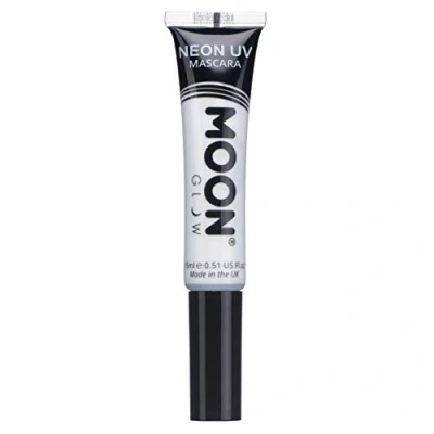 Bild av Moon Glow UV neonmascara Lysande neonfärg lyser under belysning Neonsmink, vit, 15 ml (1 pack)
