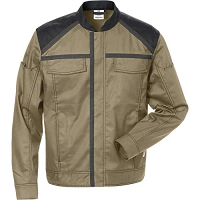 Bild av JACKA 4555 STFP KHAKI/SVART STL S Beijerbygg Byggmaterial