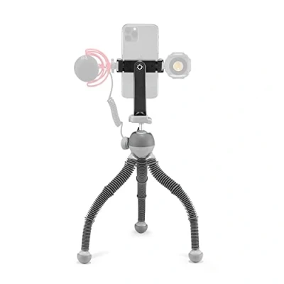 Bild av JOBY PodZilla stort kit, flexibelt stativ med GripTight 360 telefonfäste, telefonstativ från skaparna av GorillaPod, kompatibel iPhone, smartphones, actionkameror eller enheter upp till 2,5 kg,