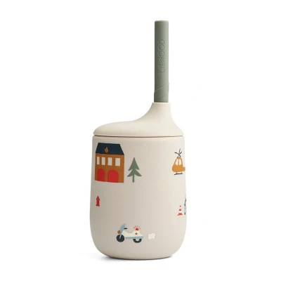 Bild av Liewood Ellis Sippy CUP Unisex Babyflaska för barn, Storlek: One Size, Sandy