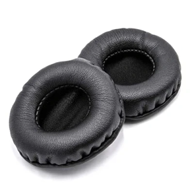 Bild av vhbw Öronkuddar ersättningskudde kompatibel med AKG ES5, K24p, K26p, K27i, K27p, K402, K403, K404, K412p hörlurar headset, svart 5 cm