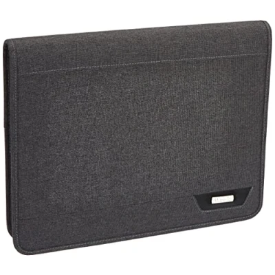 Bild av ALASSIO 30116 Orgamappe A4 Lazio, organisationsfack, surfplattefack och andra praktiska fack, ringmekanik, organisationsmapp polyester, grå, dragkedjemapp, ca 36 x 28,5 5 cm