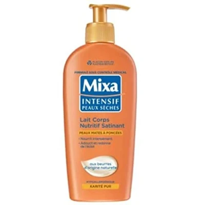 Bild av Mixa Intensiv torr hud mjölk satin näringsrik kropp, 250 ml
