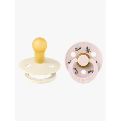 Bild av BIBS Studio Colour Bumblebee Napp 2 Pack Latex Stl 1, Ivory