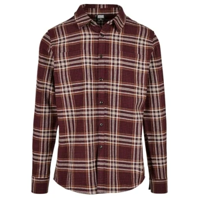Bild av Urban Classics Campus Skjorta, Storlek: Medium, Cherry/honey