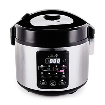 Bild av Yum Asia Kumo YumCarb riskokare med keramisk skål och avancerad Fuzzy Logic, (5,5 kopp, 1 liter), 5 riskomatlagningsfunktioner, 3 multicooker funktioner, 220240V