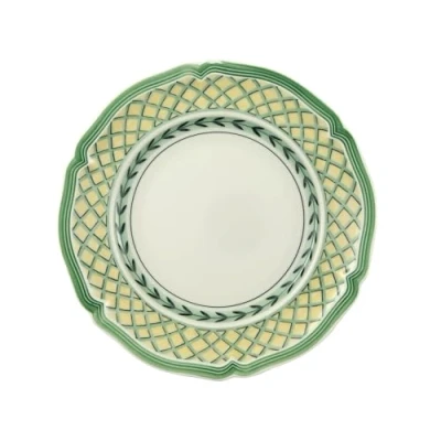 Bild av Villeroy &amp; Boch fransk trädgård orange brödtallrik, 17 cm, premiumporslin, vit/flerfärgad
