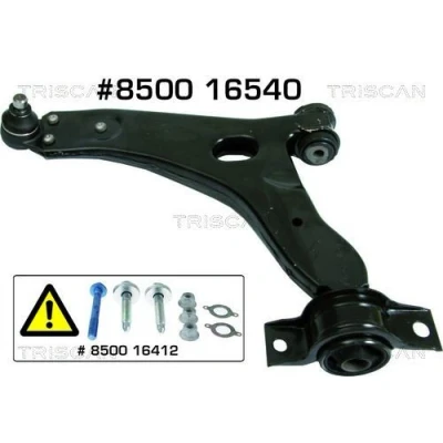 Bild av TRISCAN 8500 16540 Bras de suspension avec rotule suspension, support en caoutchouc barre oscillant transversal FORD: Focus Mk1 3/5 portes