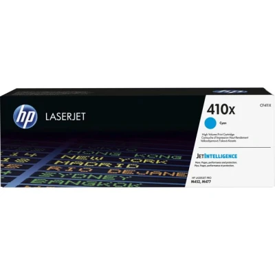 Bild av HP 410X / CF411X High Capacity Cyan Toner Tonerkassett Blå