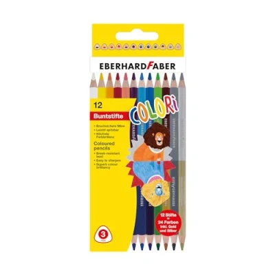Bild av Eberhard Faber 514811 färgpennor set Colori, 12 Duo med 24 färger