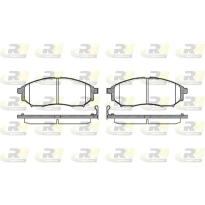 Bild av ROADHOUSE 2852.14 Bromsbeläggsats framaxel inkl. slitvarnarkontakt NISSAN: Qashqai / Qashqai+2 I, NP300 Navara Pick up, Murano II, INFINITI: FX SUV
