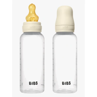 Bild av BIBS Medium Flow Nappflaska Latex 2 pack 270 ml, Ivory