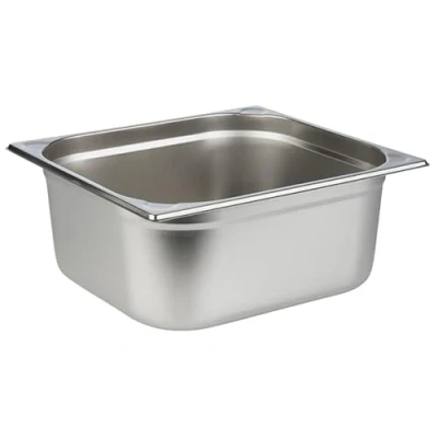 Bild av APS 81706 GN 2/3 behållare, rostfritt stål Gastronormbehållare, mått 325 x 355 mm/höjd 150 mm/volym 12,5 liter