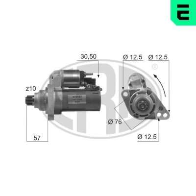 Bild av Startmotor, skoda,vw, 0AH 911 023 A, D,
