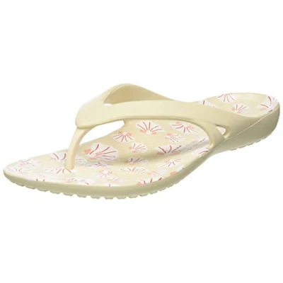 Bild av Crocs dam Kadee Ii Flip W Clog, Vinter vit multi, 34/35 EU