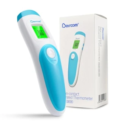 Bild av Berrcom Frontaltermometer för spädbarn eller vuxna kontaktlös infraröd termometer av medicinsk kvalitet föremål sovrum, LCD barn som inte är taktil med febervarning