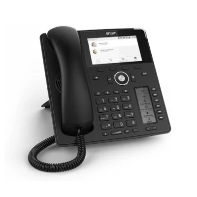 Bild av Snom D785, svart, sladdad lur, digital, inom band, POE, utanför SIP info, TFT, 10,9 cm (4.3)