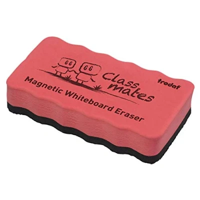 Bild av Trodat Whiteboard Sudd Röd Tavelsudd Torkare För Magnettavlor, Handflatans Storlek 10,5 x 5,5 1,8 cm