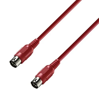 Bild av ah Cables K3MIDI0150RED, Röd, 1.5 m