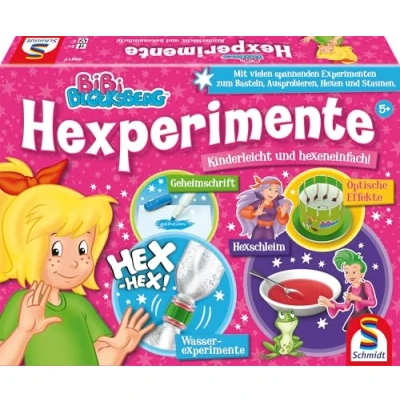 Bild av Schmidt Spiele 40617 Bibi &amp; Tina Blocksberg, häxperiment, trollerilådor, experiment, färgglada