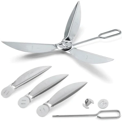 Bild av FiTspi 22 1/2 tum One touch rengöringssystem kit för Weber Kettle Grill 22&quot; 90992 3618 7443