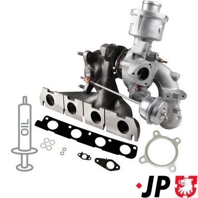Bild av JP GROUP 1117407500 Turbocompresseur à gaz d&#039;échappement y compris Jeu de joints d’étanchéité AUDI: A4 B8 Avant, Berline