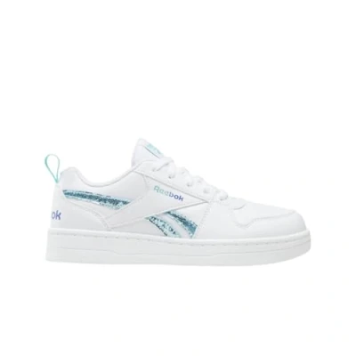 Bild av Reebok Classic Royal Prime Sneakers för barn, Storlek: 27, White/aiaqua/optimum blue Förstklassig skinnimitation
