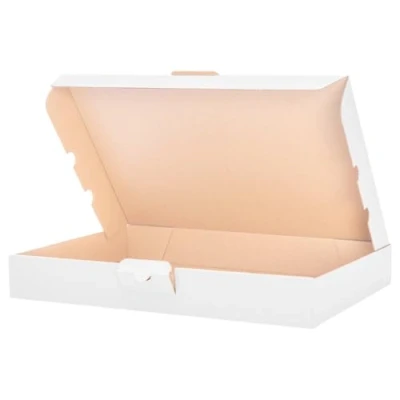 Bild av Förpackning maxibrevlådor 350 x 250 50 mm maxibrev MB 5 vit frakt post vikbar låda DIN A4 B4 (innermått 340 245 46 mm) fraktlåda bokförsändelse (100 stycken)