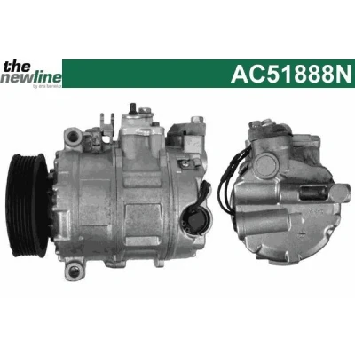 Bild av The NewLine AC51888N Compresseur De Climatisation 7SEU17C AUDI: A8 D3