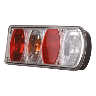 Bild av CARPOINT 0413977 Feu arrière droite P21W 12, 10 30 rouge/jaune, limpide avec ampoules