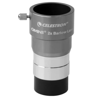 Bild av Celestron 93326 Omni Barlow lins, silver, 2 x 1,25 tum