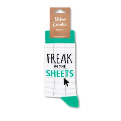 Bild av Urban Exccentric Unisex Freak In The Sheets strumpor Present 1 par Bomullsrika Premiumstrumpor Nyhet Gåvor, flerfärgad, 6 11, 11