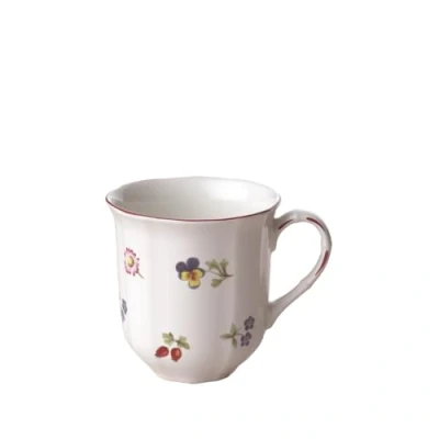 Bild av Villeroy &amp; Boch Petit Fleur, kaffemugg Ma av premiumporslin med filigran relief och blommor fruktmotiv, 250 ml, vit, 1 st (paket 1)