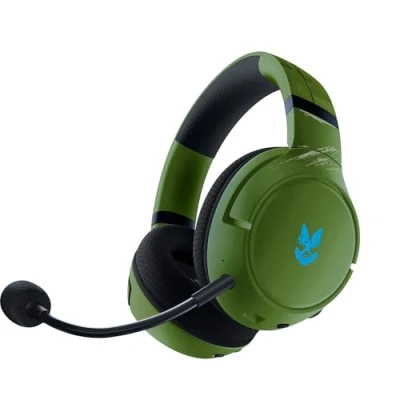 Bild av Razer Kaira Pro trådlöst headset för Xbox Series X och Mobile spel (TriForce Titanium 50mm drivrutiner, HyperClear Supercardioid mikrofon, dedikerad mobilmikrofon) HALO Infinite Ed
