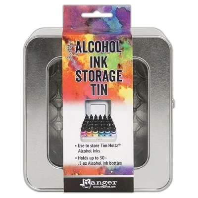 Bild av Ranger Tim Holtz förvaringsburk för alkoholbläck, syntetisk matrial, grå, 16 x 15,4 8 cm