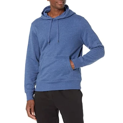 Bild av Amazon Essentials Men&#039;s Fleecetröja med huva (finns i Big &amp; Tall), Blå ljung, XL