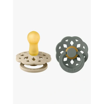Bild av BIBS Boheme Napp 2 Pack Latex Stl Rund, Vanilla/Pine