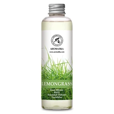 Bild av citrongräs Aromadiffuser 200ml Inomhus diffusor med eterisk olja Hemdoft Aromaterapi luftfräschare Citrongräsolja Essential Diffuser