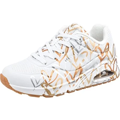 Bild av Skechers Dam 155523 Sneakers, Vit, 35.5 EU