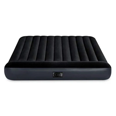 Bild av Intex 64150 dubbelmadrass, uppblåsbar svart, 203 x 152 25 cm (L B H)