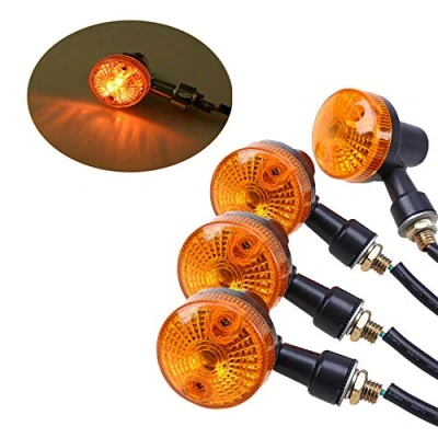 Bild av SFONIA 4 st. motorcykel blinker ljus 12 V blinkande lampor vattentät universal GN125 Scooter Quad Cruiser Off Road