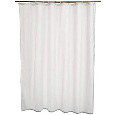 Bild av Amazon Basics 180x200cm duschdraperi vit, mögelbeständig och vattentät