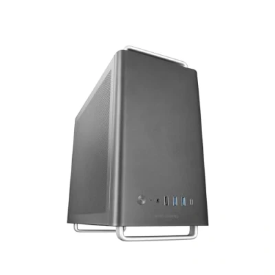 Bild av Mars Gaming MC ELITE, högpresterande metall Micro ATX PC fodral, sido och toppnätdesign, 3 x FDB fläktar, minitorn med aluminiumfötter handtag, dubbla SFX PSU stöd, svart